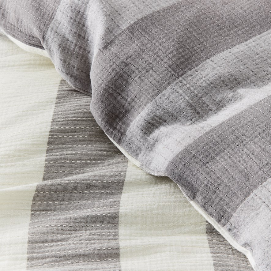 Storm Grey Quilt Cover Set + Separates Adairs