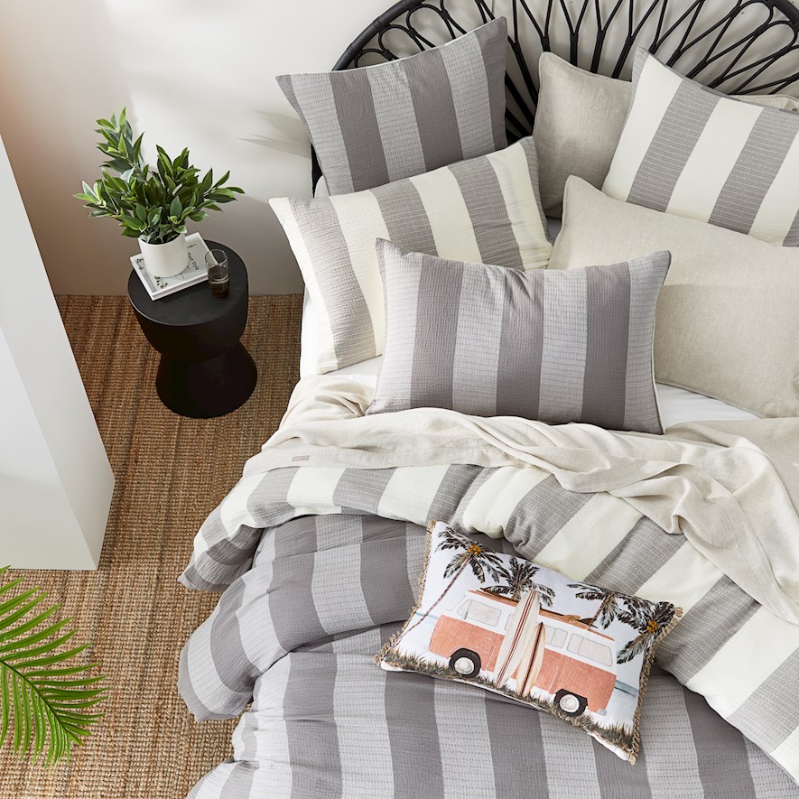 Storm Grey Quilt Cover Set + Separates Adairs