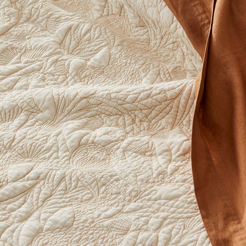Native Natural Quilted Quilt Cover Separates