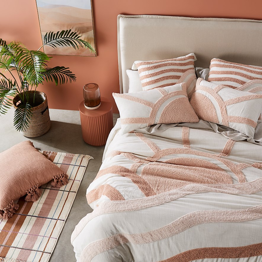 Sunburst Chenille Quilt Cover Bedroom Adairs