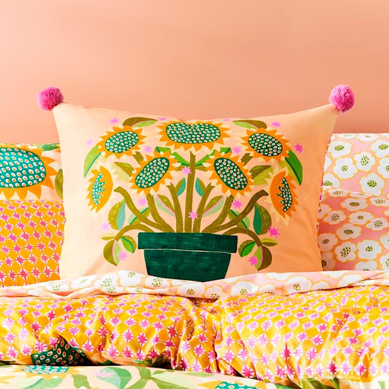 Togetherness Sunchaser Peach Quilt Cover Set + Separates