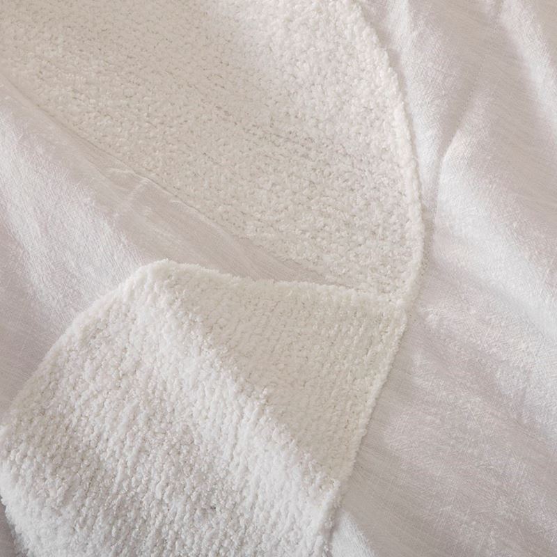 Luna Chenille Off White Quilted Quilt Cover | Bedroom | Adairs