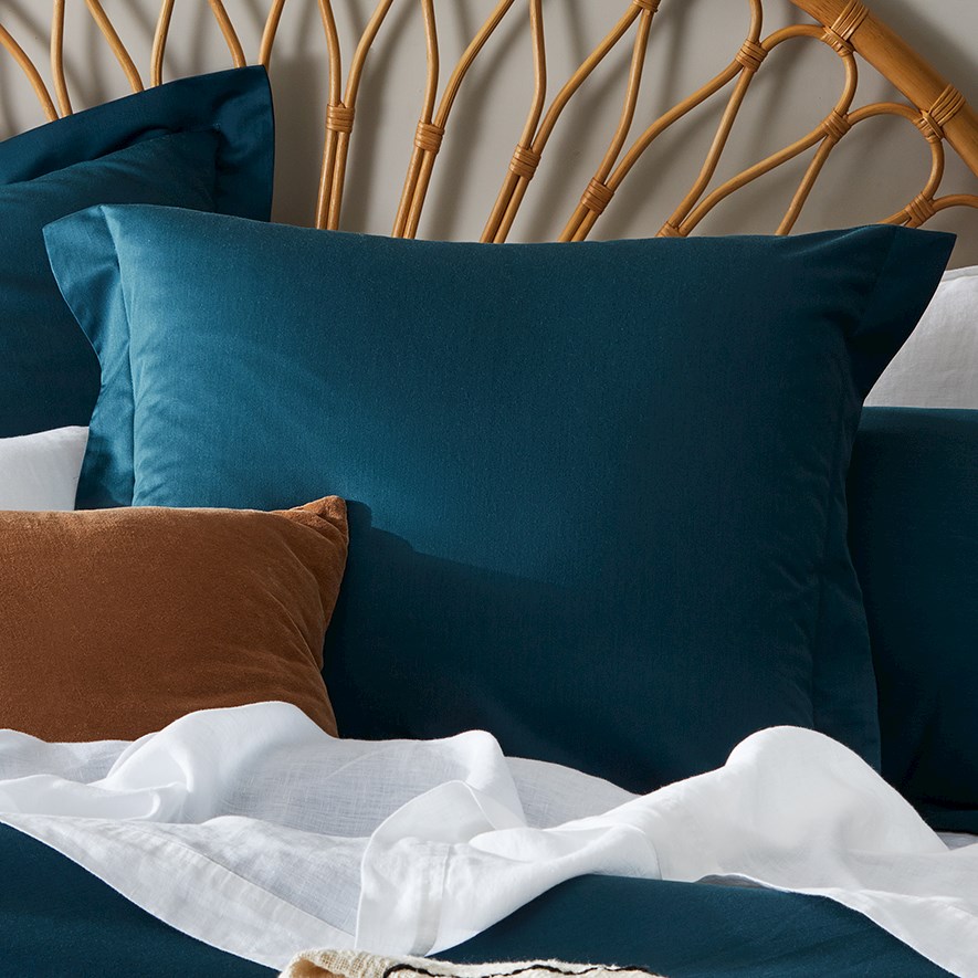 600TC Bamboo Cotton Peacock Quilt Cover Separates Adairs