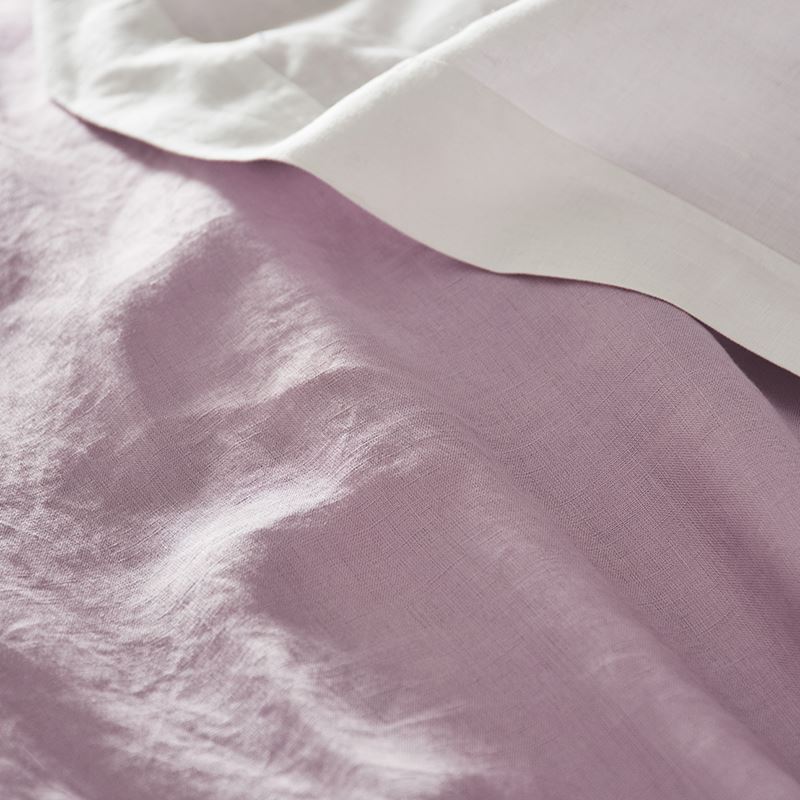 Vintage Washed Linen Violet Quilt Cover Separates