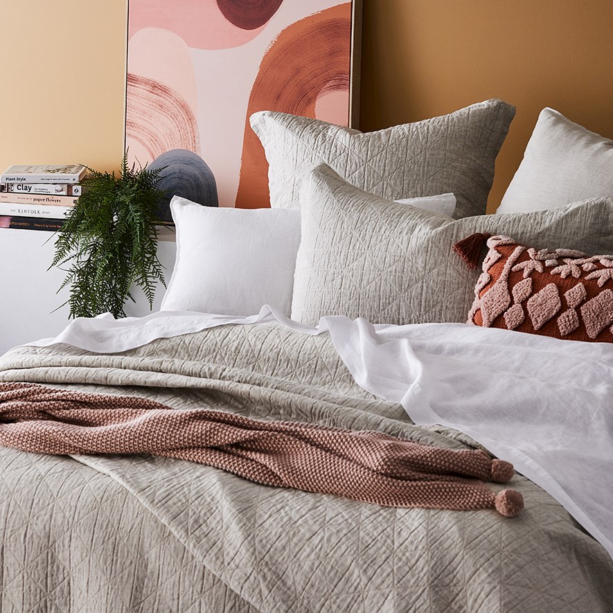 Edwald Linen Linen Fabric Range | Adairs