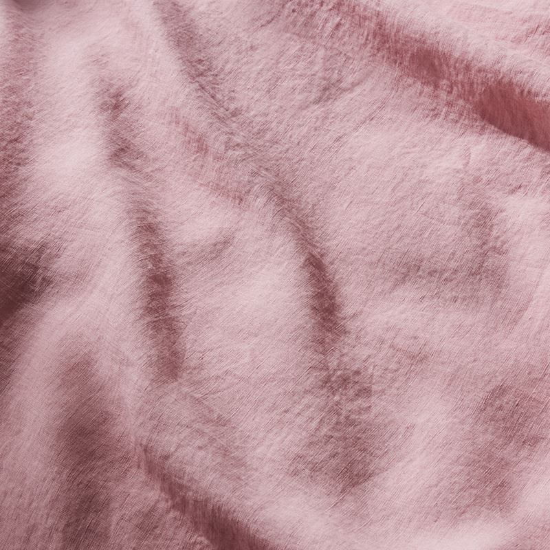 Vintage Washed Linen Blush Quilt Cover