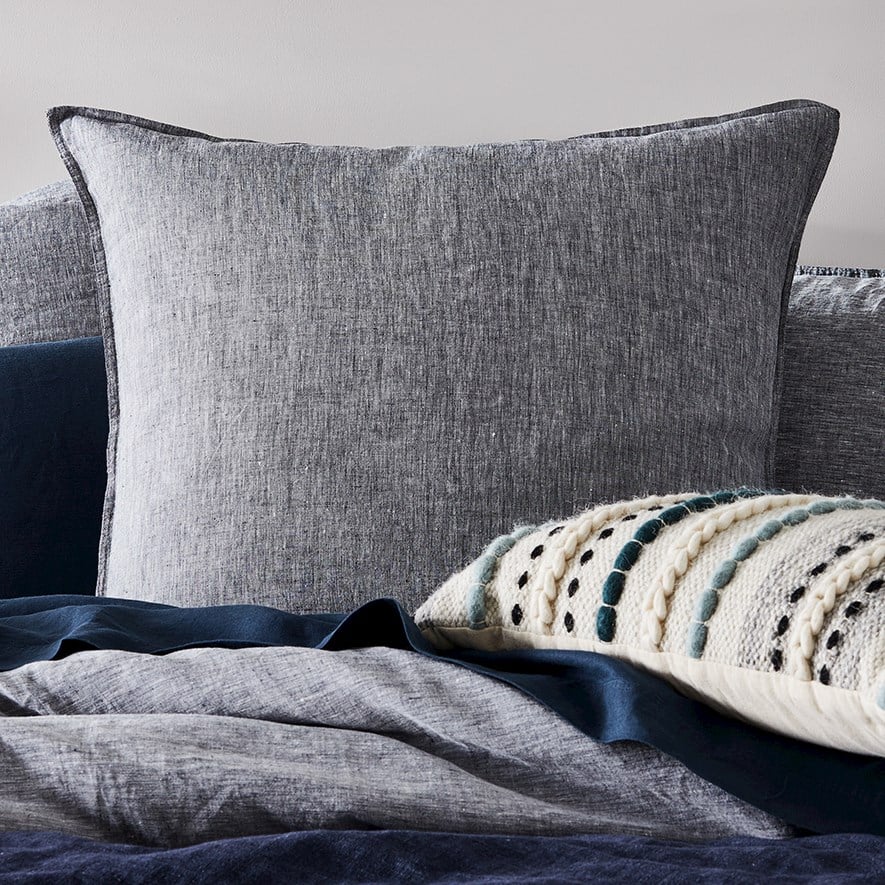 Vintage Washed Linen Indigo Quilt Cover Separates Adairs