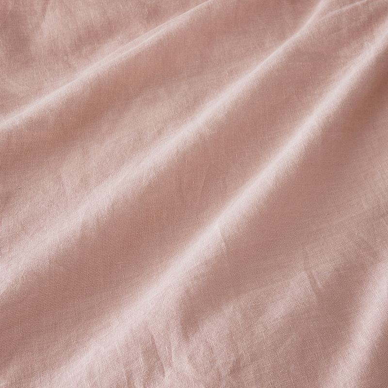 Vintage Washed Linen Nude Pink Quilt Cover Separates