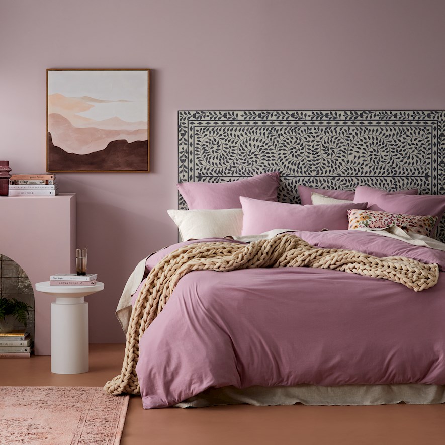 Ultra Soft Jersey Lavender Quilt Cover Separates Adairs