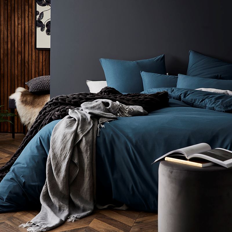 Ultra Soft Jersey Teal Quilt Cover Separates