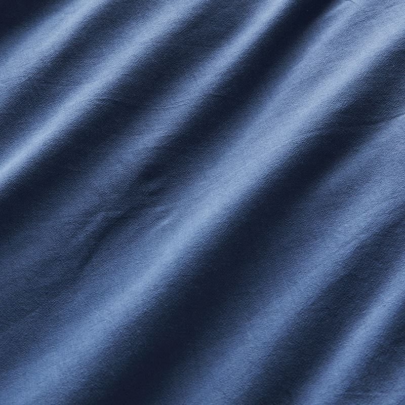 Stonewashed Cotton China Blue Quilt Cover Separates