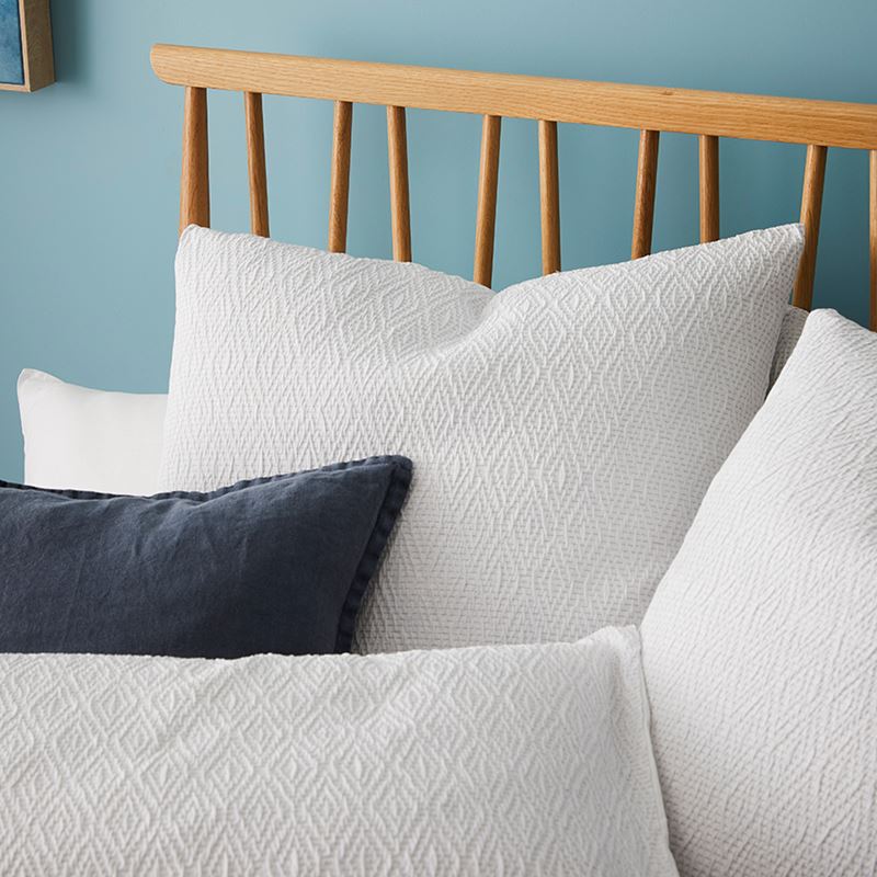 Harlow White Quilt Cover Set + Separates