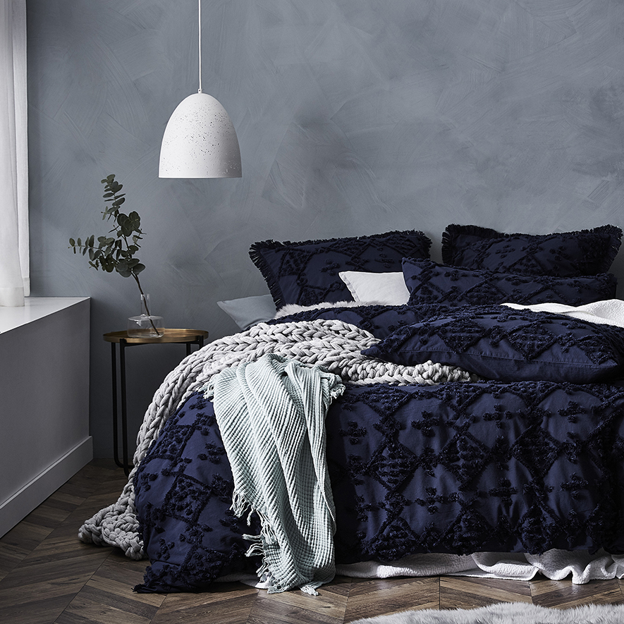 Home Republic - Casablanca Quilt Cover Midnight - Bedroom Quilt Covers ...