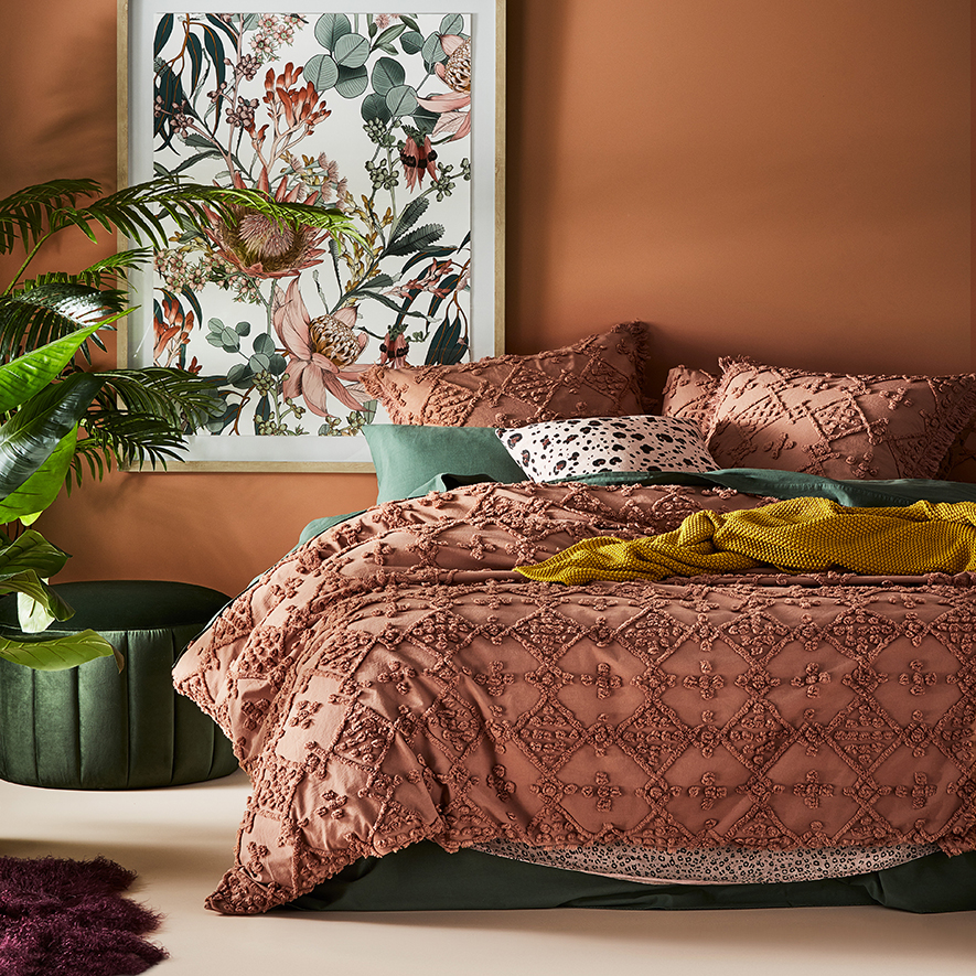 Casablanca Rust Quilt Cover Separates Adairs