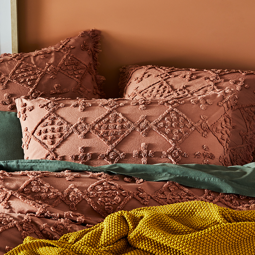 Casablanca Rust Quilt Cover Separates Adairs