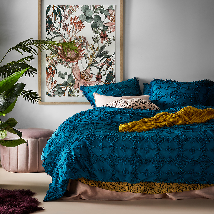 Casablanca Teal Quilt Cover Separates Adairs