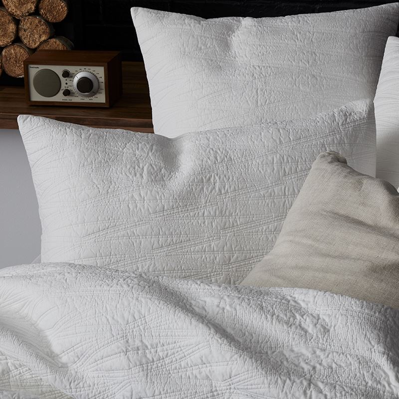 Lewis White Quilted Quilt Cover Separates
