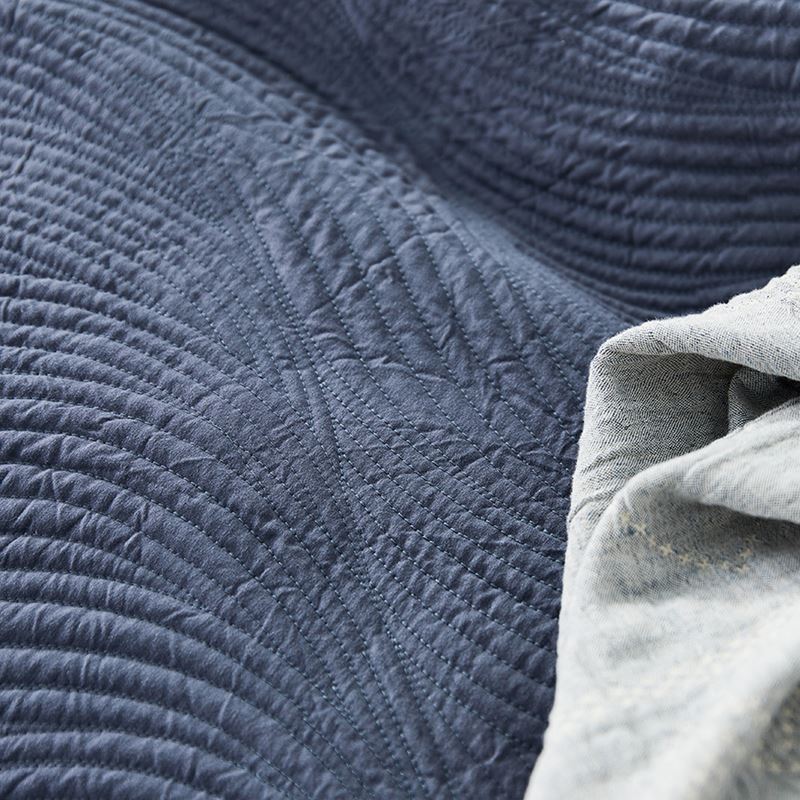Ripple Slate Quilted Quilt Cover Separates