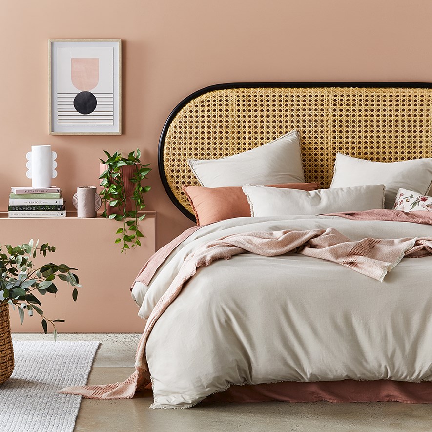 Bamboo Linen Natural Quilt Cover Separates Adairs