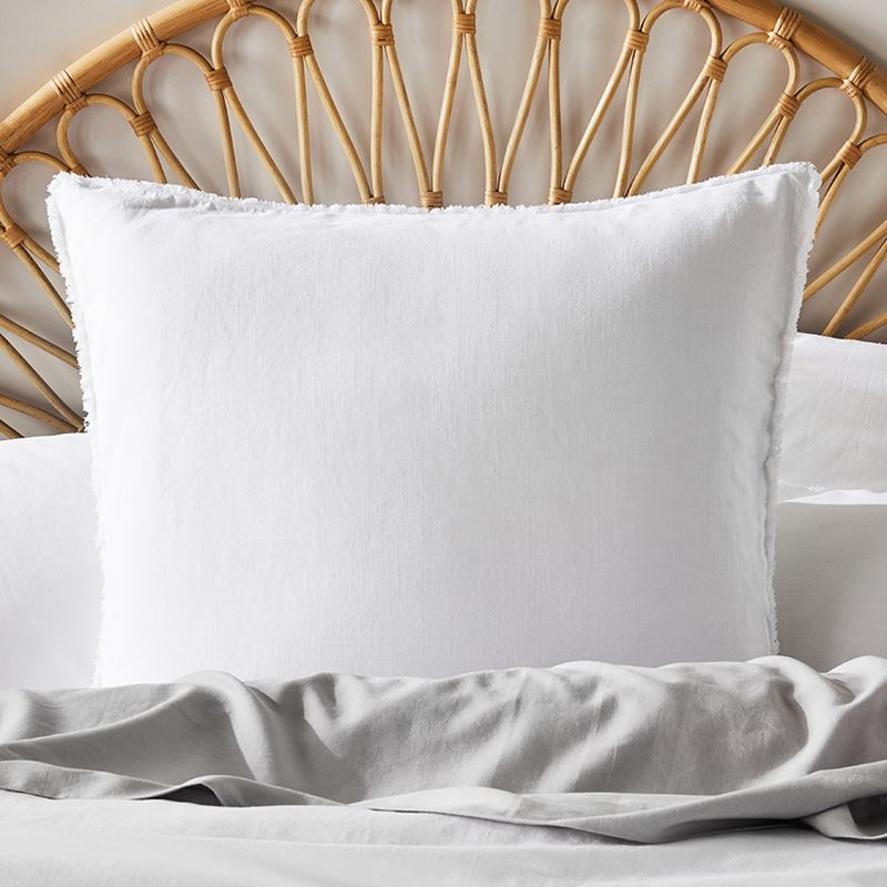Bamboo Linen White Quilt Cover Separates
