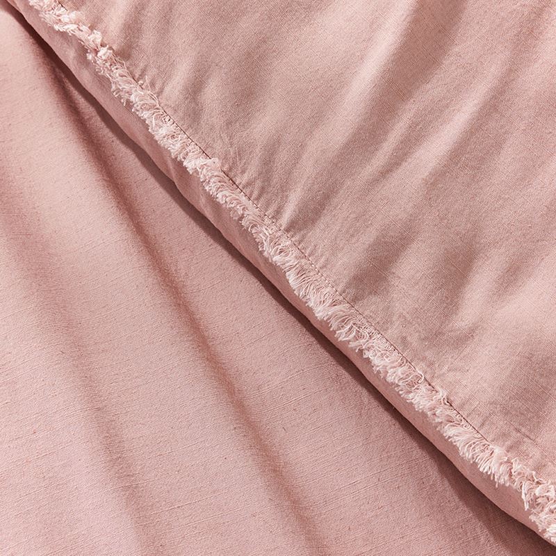 Bamboo Linen Pink Quilt Cover Separates