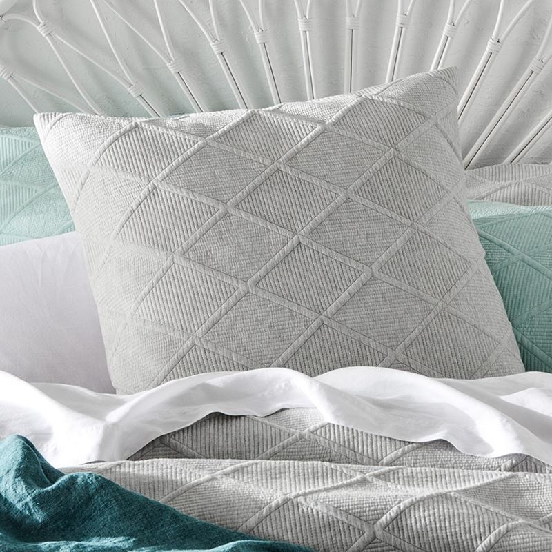 Atticus Marle Grey Quilted Quilt Cover Separates