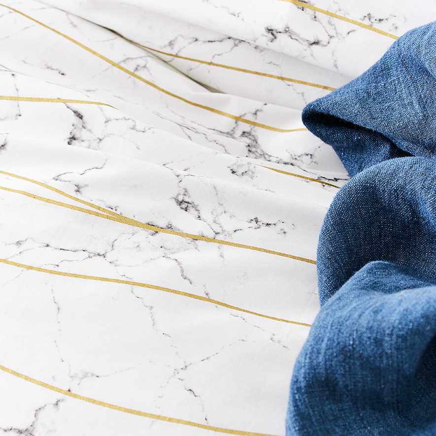 Home Republic Melrose Marble Quilt Cover Set + Separates Adairs