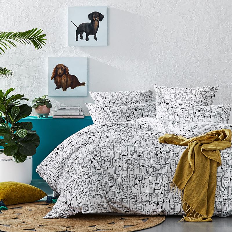 Novelty Puppy Quilt Cover Set + Separates