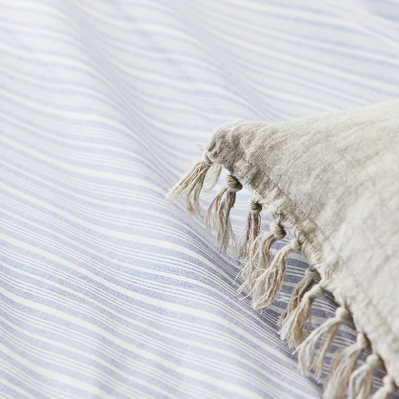 Cronulla Stripe White Quilt Cover Set + Separates