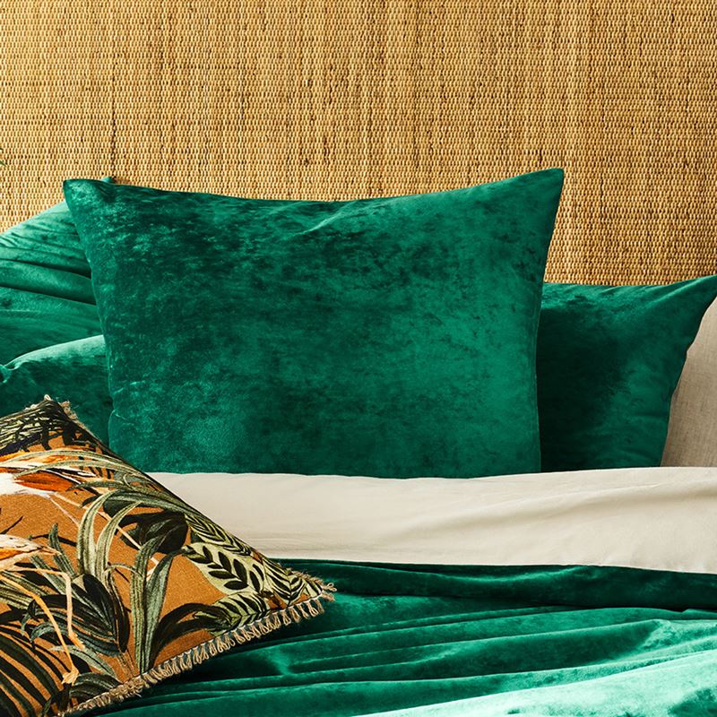 Luxe Velvet Emerald Quilt Cover Separates