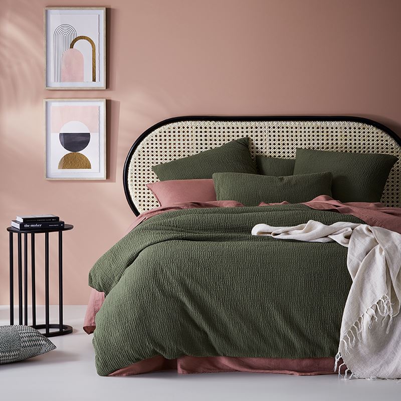 Scout Moss Quilt Cover Set + Separates