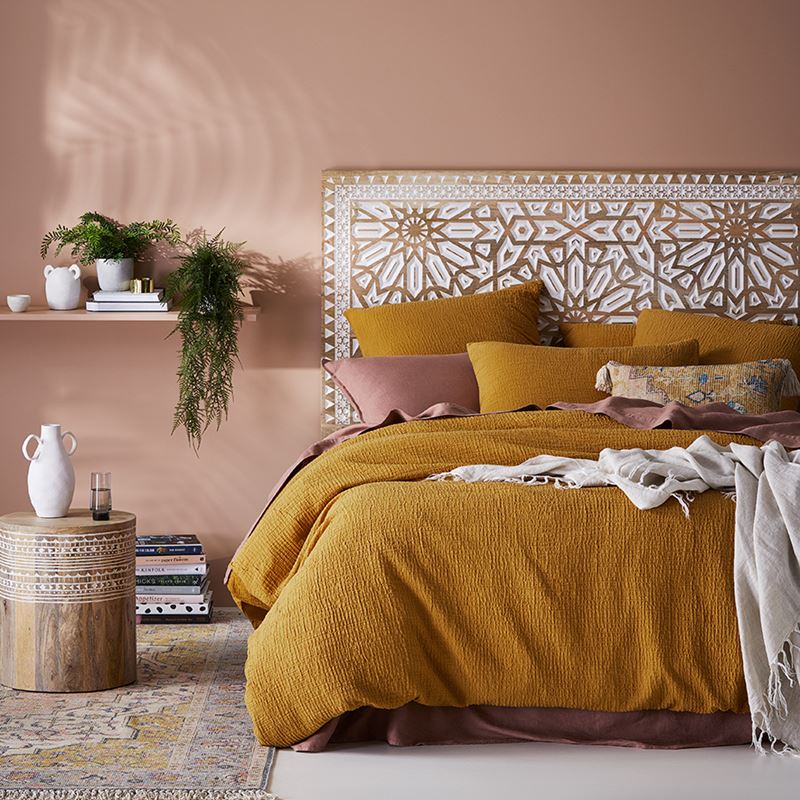 Scout Mustard Quilt Cover Set + Separates