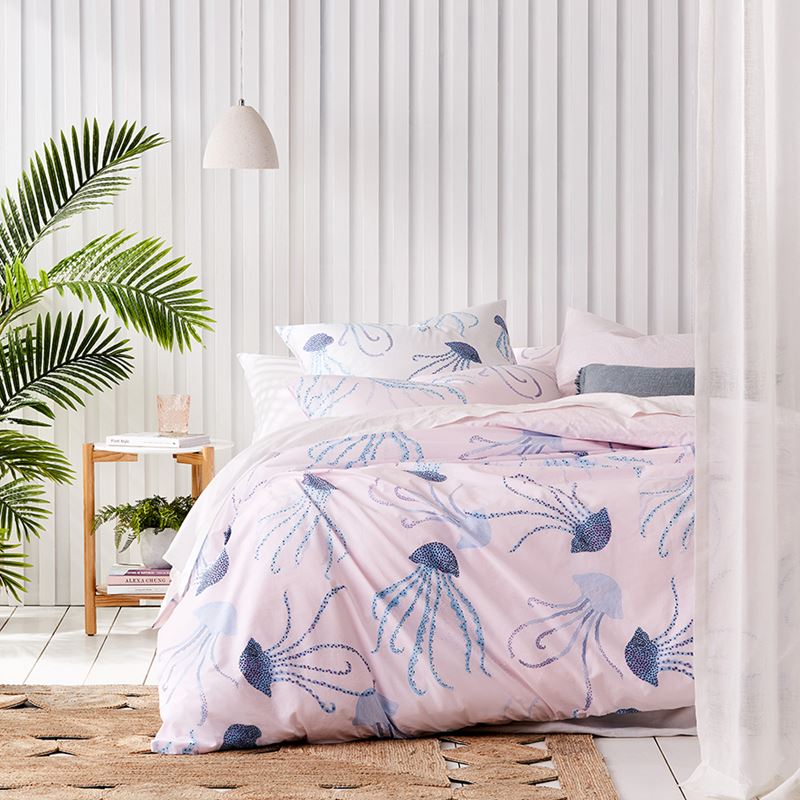 Jellyfish Pink Quilt Cover Set + Separates