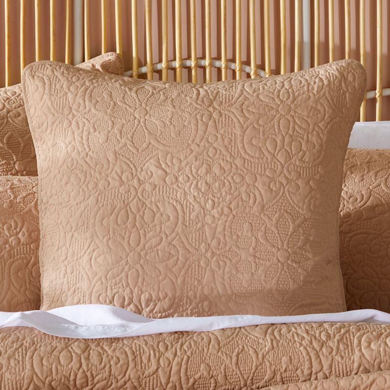 Chloe Soft Clay Quilted Coverlet Separates