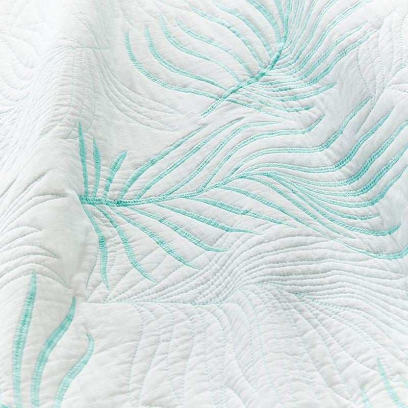 Coco Palm Leaf Quilted Quilt Cover Separates