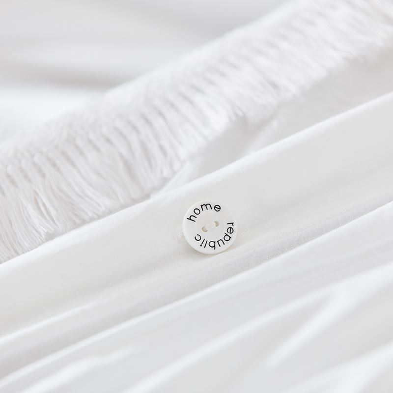Cora White Quilt Cover Separates | Adairs