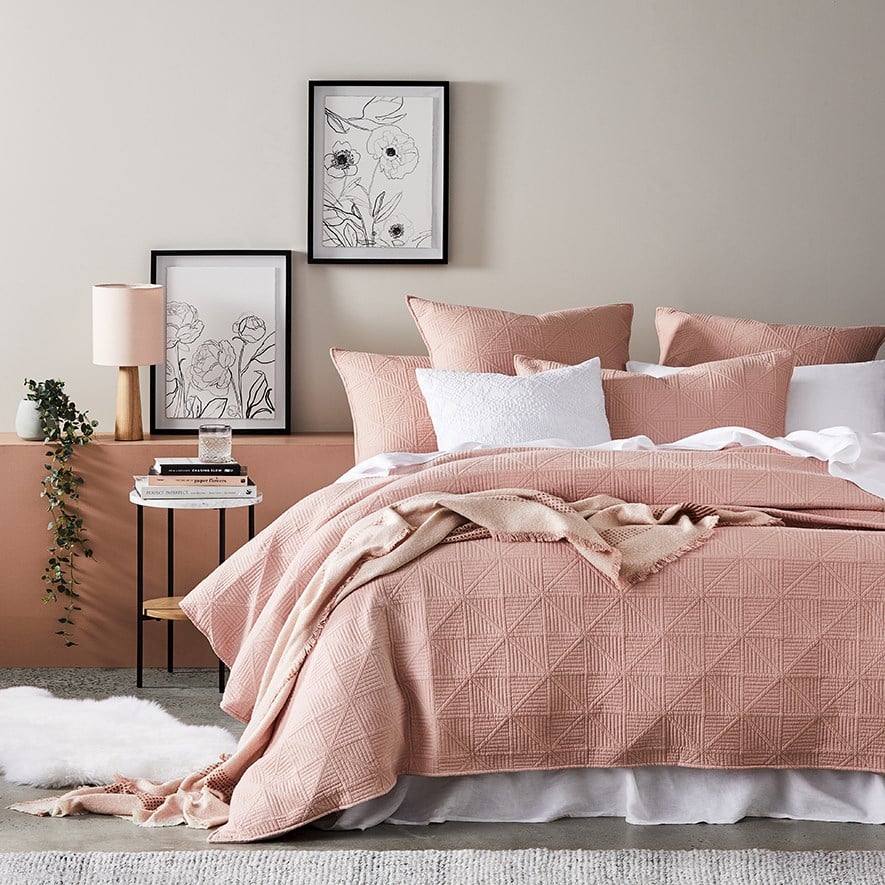 Prism Nude Quilted Quilt Cover Separates Adairs