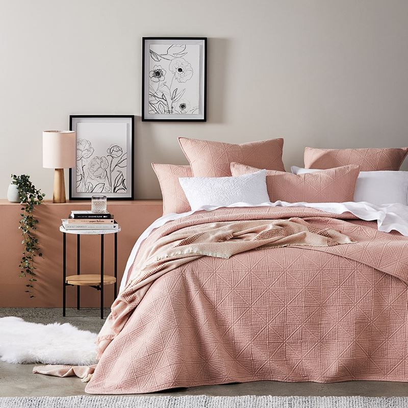 Prism Nude Quilted Coverlet Separates