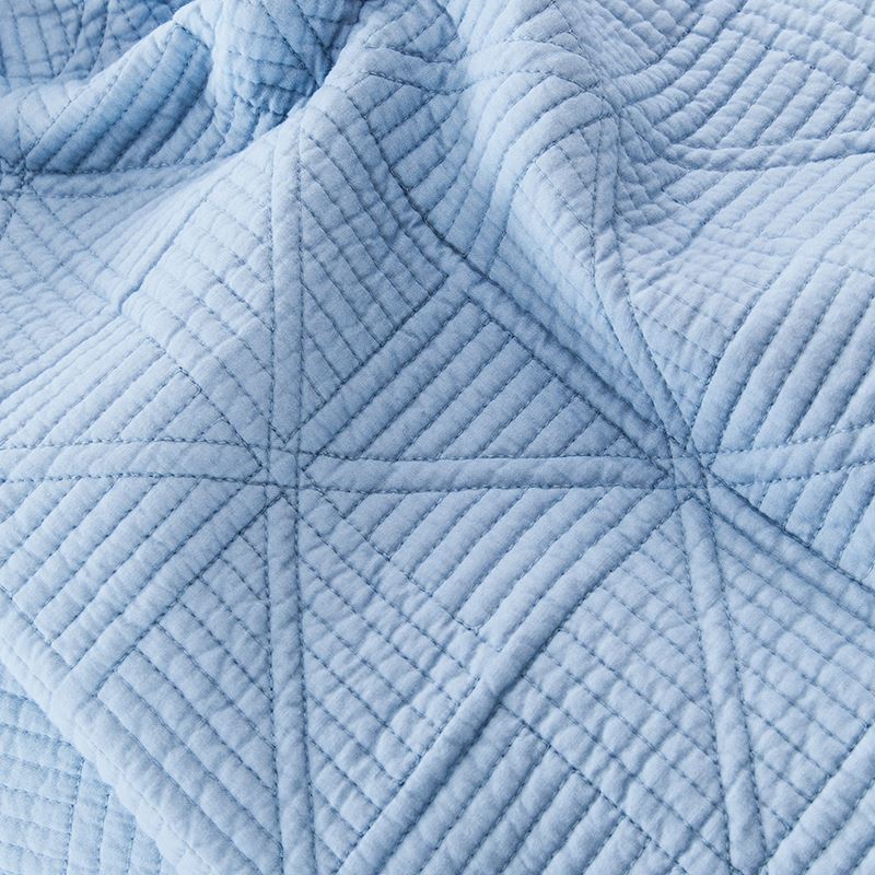 Prism Sky Blue Quilted Coverlet Separates