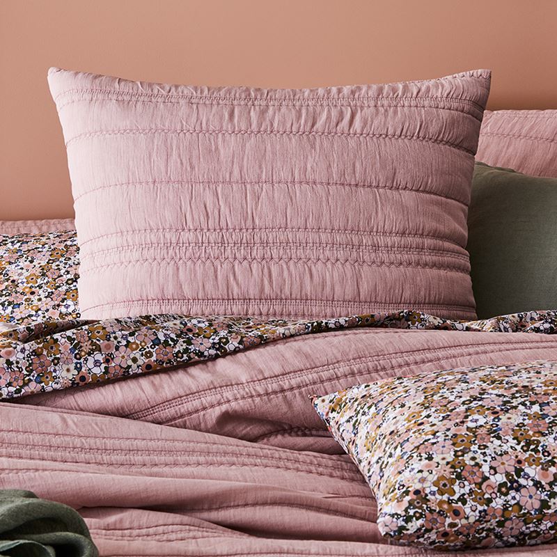Zara Nude Pink Quilted Quilt Cover Separates