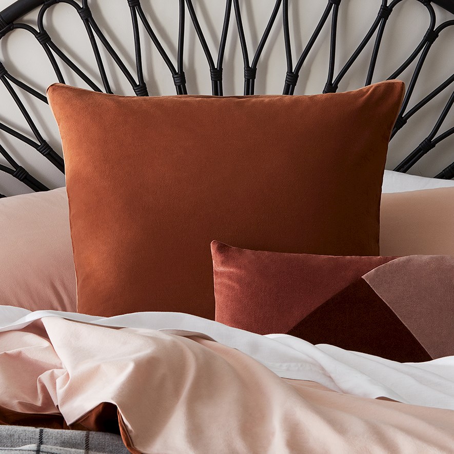 Two Toned Stonewashed Tobacco Quilt Cover Set + Separates