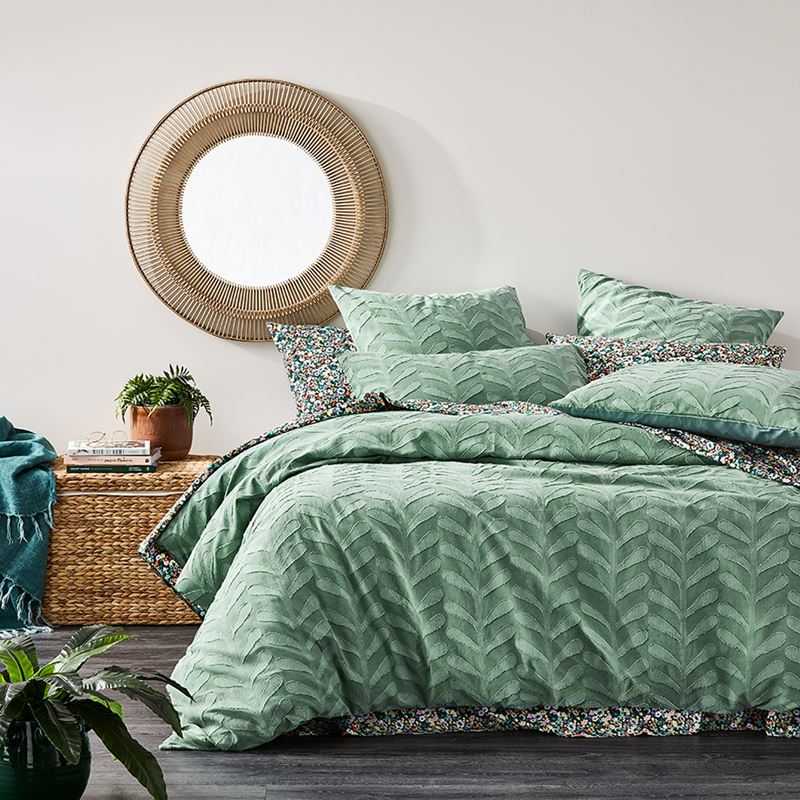 Aloe Green Quilt Cover Set + Separates