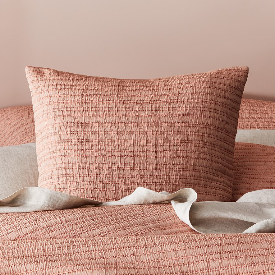 Hayman Earth Quilted Quilt Cover Separates | Adairs