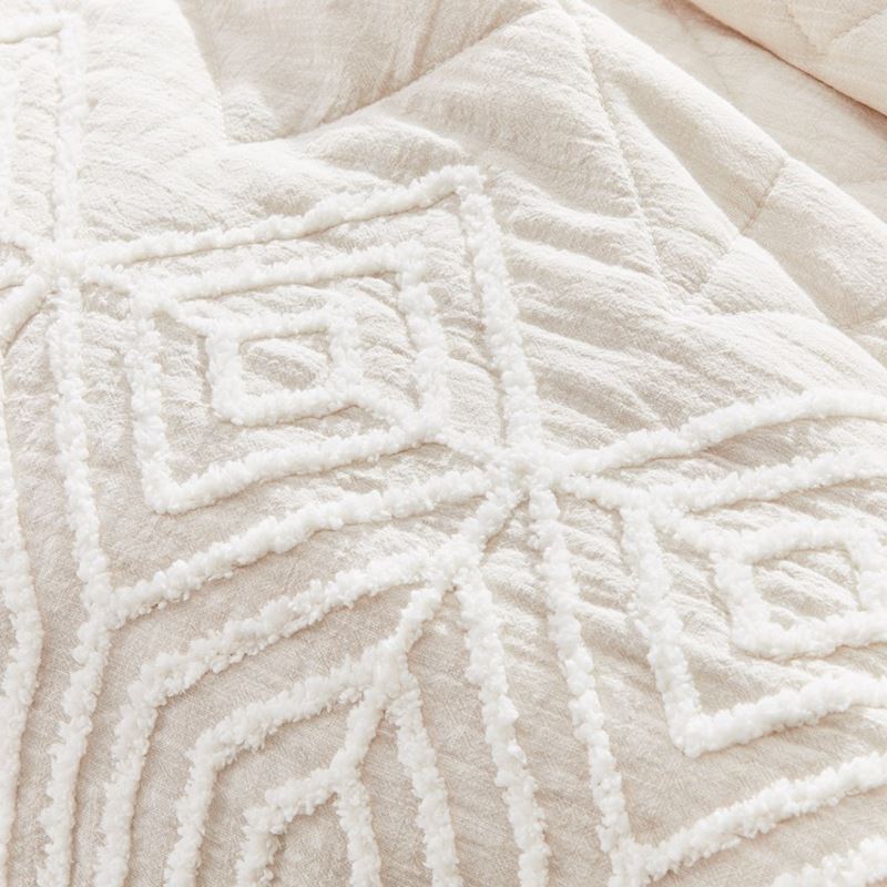 Bombay Tufted Natural Quilted Quilt Cover Separates
