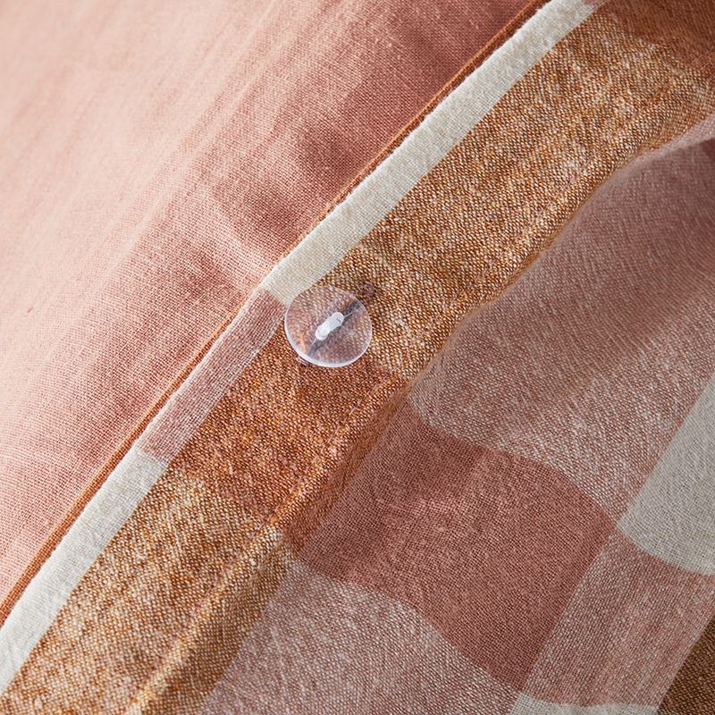 Vintage Washed Linen Misty Rose Quilt Cover Set + Separates
