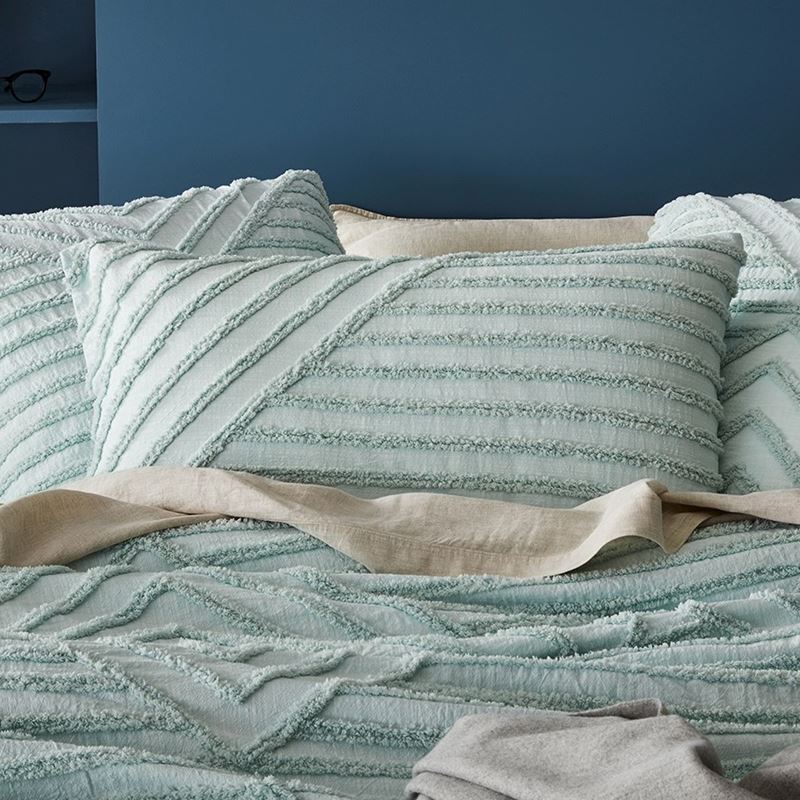 Harlow Tufted Mint Quilt Cover Separates