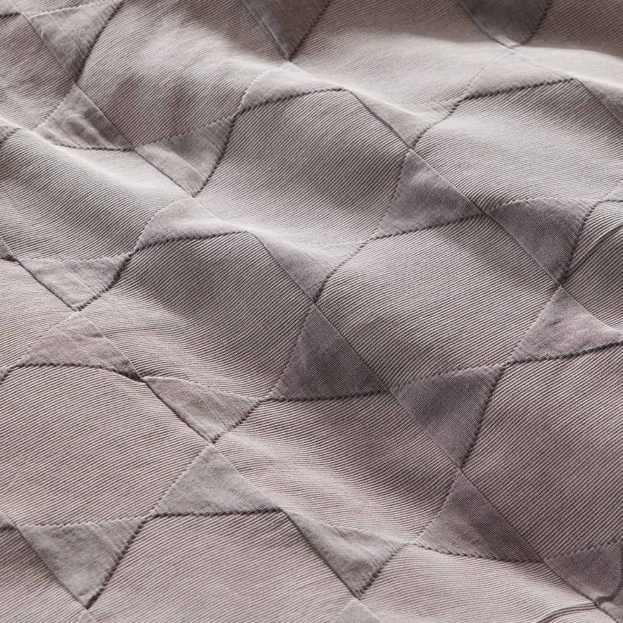 Lennox Matelasse Coal Quilt Cover Separates Adairs