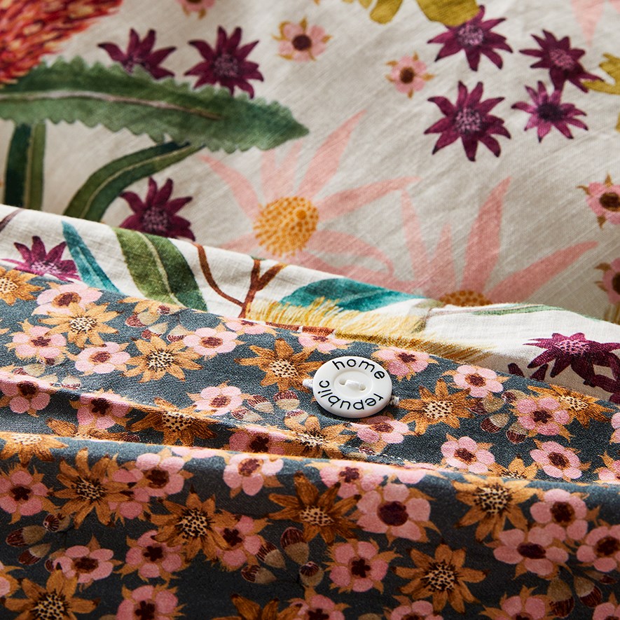 Home Republic Banksia Multi Quilt Cover Set + Separates Adairs