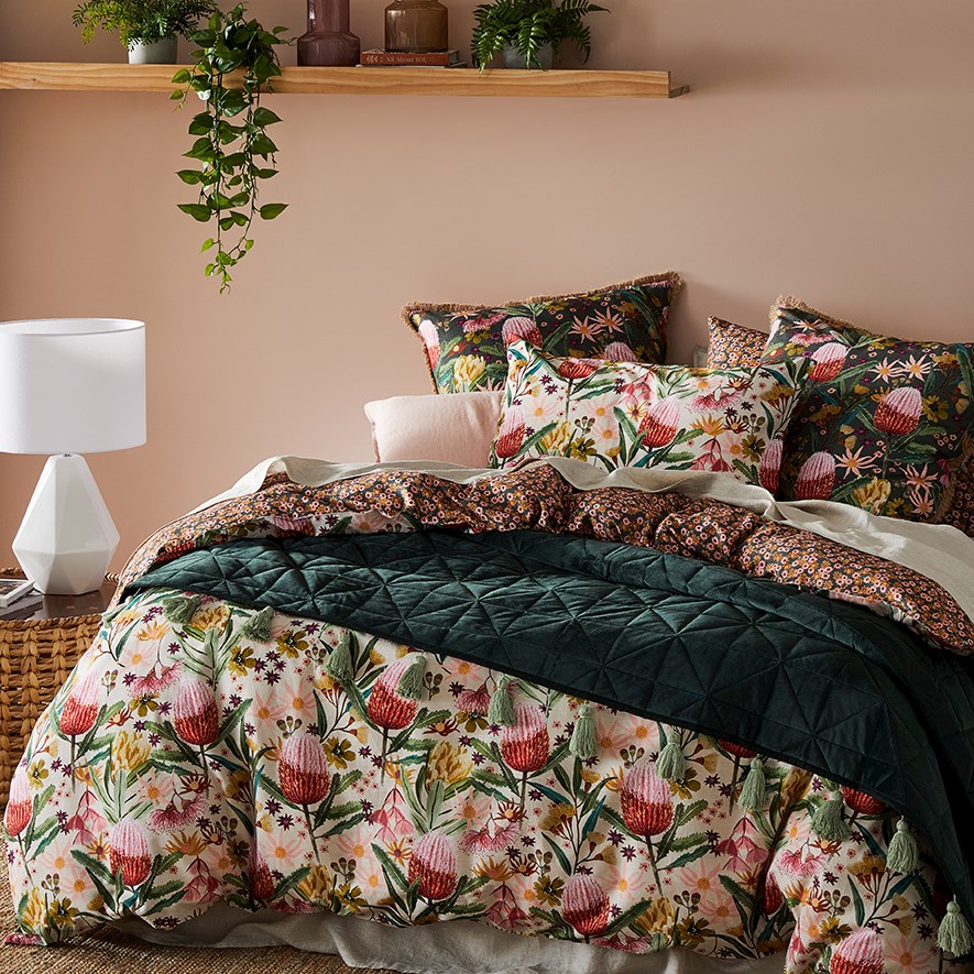 Home Republic Banksia Multi Quilt Cover Set + Separates Adairs