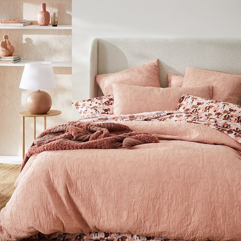 Sisterhood Rose Quilted Quilt Cover Separates